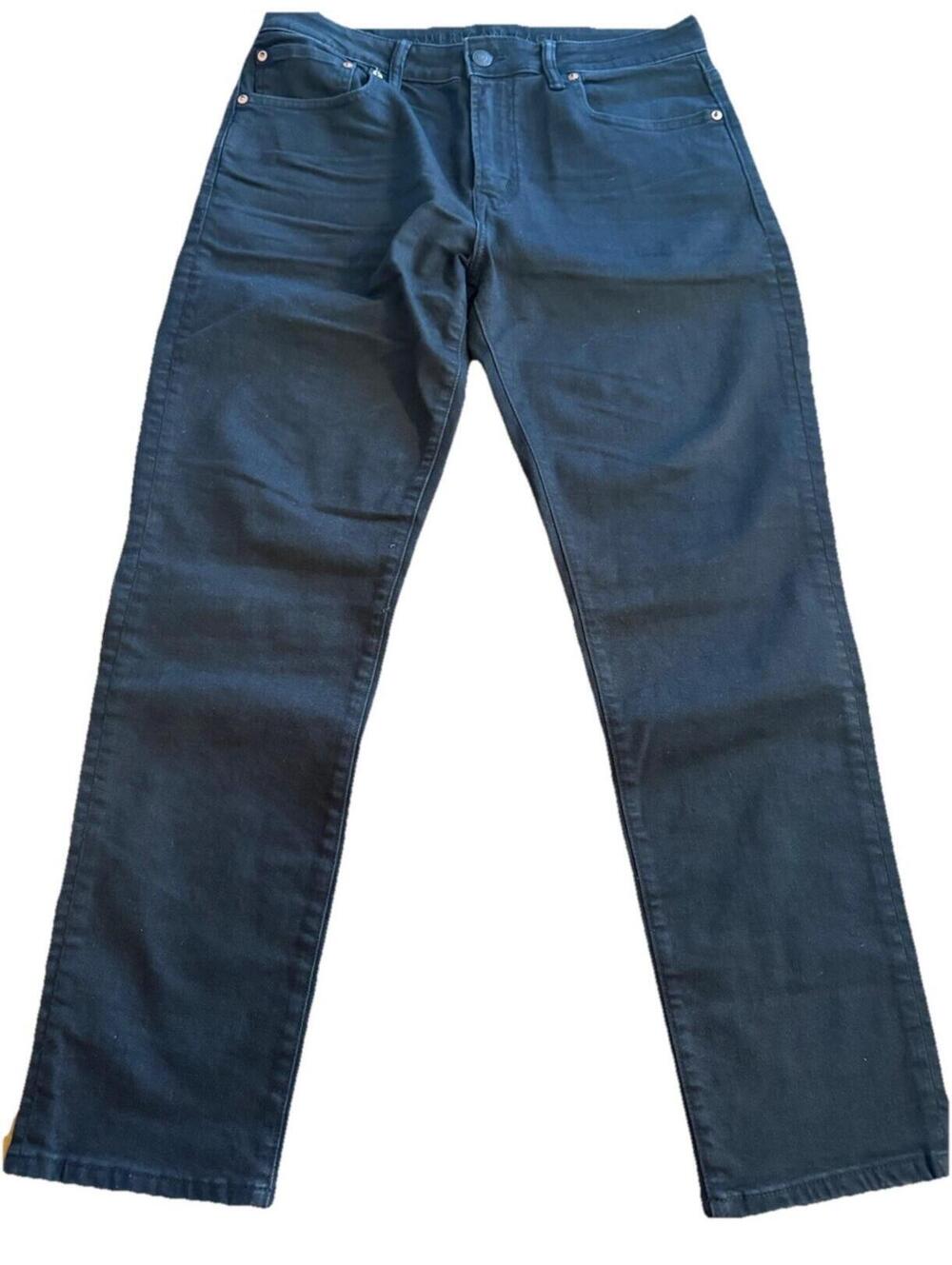 American Eagle Airflex Slim Straight Black Denim Jeans Mens Size 33x30 USA